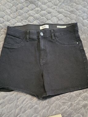Angels 360 Sculpt Black Denim High-Waist Shorts